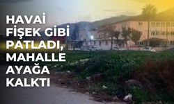 Elektrik Telleri Bomba Gibi Patladı, Mahalle Halkı Tedirgin