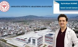 Op. Dr. Alişan Uludağ Osmaniye Eğitim ve Araştırma Hastanesi’nde göreve başladı