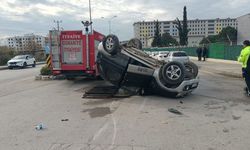 Osmaniye Fakıuşağı Caddesi’nde kaza! Araç ters döndü: Yaralılar var