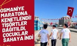 Osmaniye Maratona Kenetlendi! Tişörtler Dağıtıldı, Çocuklar Sahaya İndi