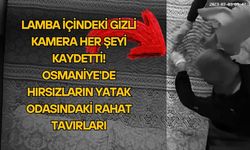 Osmaniye'de Hırsızların Yatak Odasındaki Rahat Tavırları Kamerada!