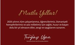 Rektör Uzun’dan 2026 yılı için yeni yıl mesajı