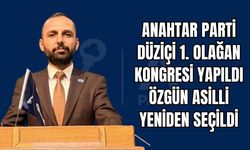 Anahtar Parti Düziçi 1. Olağan Kongresi Yapıldı: Özgün Asilli Yeniden Seçildi