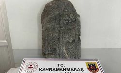 Kahramanmaraş’ta Bizans Dönemine Ait Mezar Taşı Ele Geçirildi: 3 Gözaltı