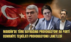 Mardin’de Türk Bayrağına Provokasyon! AK Parti Osmaniye Teşkilatı Provokasyonu Lanetledi