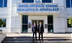 OKÜ Rektörü Prof. Dr. Turgay Uzun’dan SGK İl Müdürü Soner Doğan’a İade-i Ziyaret