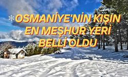 Osmaniye’nin kışın en meşhur yeri belli oldu.