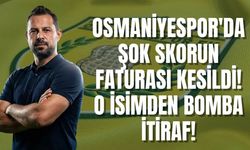 Osmaniyespor'da şok skorun faturası kesildi! O isimden bomba itiraf!