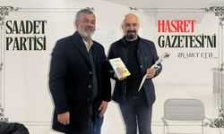Osmaniye Saadet Partisi Heyeti 10 Ocak Gazeteciler Günü’nde Hasret Gazetesi’ni Ziyaret Etti