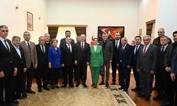 Vali Serdengeçti, MHP Osmaniye İl Başkanı Çomu ve yönetimini ağırladı