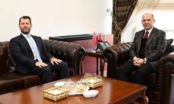 Vali Serdengeçti’den Şerif Tosyalı’ya Makamda Kabul