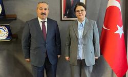 Osmaniye Milletvekili Yanık ve İl Özel İdaresi Genel Sekreteri Coşkun Bir Araya Geldi