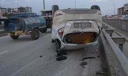 Hatay’da otomobil takla attı: Antakya’da 3 kişi yaralandı
