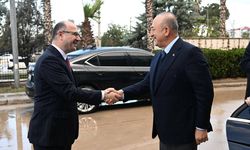Mevlüt Çavuşoğlu’ndan Osmaniye Valisi’ne Ziyaret