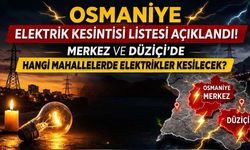 Osmaniye elektrik kesintisi listesi açıklandı: Hangi mahallelerde elektrikler kesilecek?