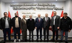 Osmaniye Gazeteciler Cemiyeti'nden Vali Serdengeçti'ye "Hayırlı Olsun" Ziyareti
