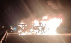 Osmaniye'de Seyir Halindeki Tır Küle Döndü!