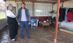 Sel sularının bastığı evde kadın yaralandı Omzu çıktı