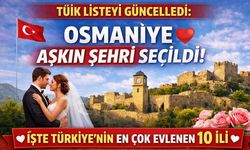 TÜİK Listeyi Güncelledi: Osmaniye Aşkın Şehri Seçildi! İşte Türkiye'nin En Çok Evlenen 10 İli