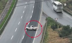 Uygulama Noktasından Kaçarken Dron’a Yakalandı