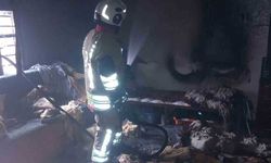 Belen’de Çıkan Yangında Ev Kullanılamaz Hale Geldi