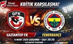 Gaziantep FK – Fenerbahçe maçı ne zaman, saat kaçta ve hangi kanalda?
