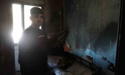 Hatay’da prizden çıkan yangın apartman dairesini sardı