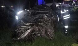 Kırıkhan’da Hurdaya Dönen Otomobilin Sürücüsü Yaralandı