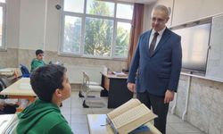 Müftü Taşcı’dan Osmaniye Hafızlık Proje Okuluna Anlamlı Ziyaret