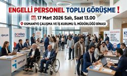 Osmaniye'de Dev İstihdam Buluşması: Engelli Personel Alımı Yapılacak
