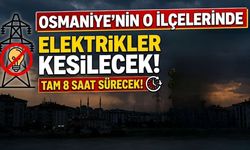 Osmaniye'nin O İlçelerinde Elektrikler Kesilecek! Tam 8 Saat Sürecek