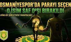 Osmaniyespor'da Parayı Seçen O İsim Saf Dışı Bırakıldı!