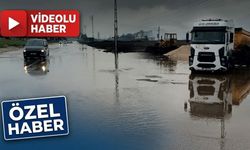 Yol Değil Adeta Göl! Sürücüler Geçmekte Zorlanıyor, İşte O Görüntüler