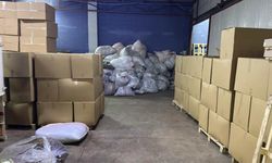 Kaçak sigara fabrikasına baskın: 170 milyonluk vurgun