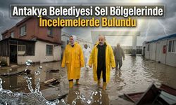 Antakya Belediyesi Sel Bölgelerinde İncelemelerde Bulundu