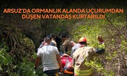 Arsuz’da Ormanlık Alanda Uçurumdan Düşen Vatandaş Kurtarıldı