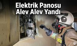 Elektrik Panosu Alev Alev Yandı