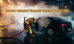 Hareket Halindeki Otomobil Alevlere Teslim Oldu