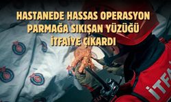 Kahramanmaraş’ta Hastanede Hassas Operasyon: Parmağa Sıkışan Yüzüğü İtfaiye Çıkardı