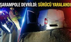 Hatay Kırıkhan’da Trafik Kazası: Hafif Ticari Araç Şarampole Devrildi
