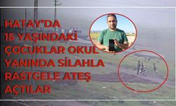 Hatay’da 15 Yaşındaki Çocuklar Okul Yanında Silahla Rastgele Ateş Açtılar