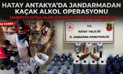 Jandarmadan Kaçak Alkol Operasyonu