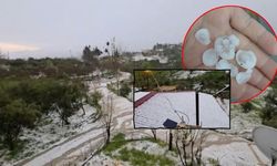 Kadirli’de Şiddetli Dolu Kabusu: Sokaklar Beyaza Büründü!