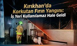 Kırıkhan’da Korkutan Fırın Yangını: İş Yeri Kullanılamaz Hale Geldi