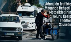 Motosikletlinin Yolunu Kesip Tehditler Savurdu