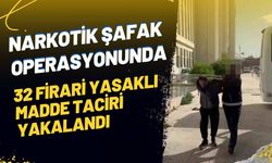 Adana’da Narkotik Şafak Operasyonu: 32 Firari Yasaklı Madde Taciri Yakalandı