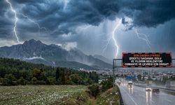 Osmaniye Dahil 4 İle Son Dakika Uyarısı! Şiddetli Sağanak, Dolu ve Yıldırım Kapıda!