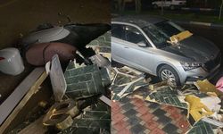 Osmaniye Düziçi’nde Şiddetli Fırtına: Yollar Kapandı, Yıldırım Düştü