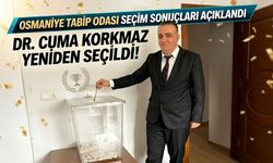 Osmaniye Tabip Odası’nda Seçim Sonuçları Belli Oldu: Dr. Cuma Korkmaz Yeniden Seçildi!