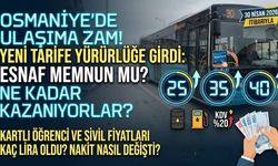 Osmaniye'de Otobüs Ücretleri Değişti: İşte 30 Nisan İtibarıyla Geçerli Yeni Liste!